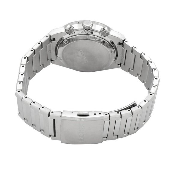 NWT Authentic Seiko Sport Chronograph Quartz Grey Dial Men's Watch - Picture 3 of 3